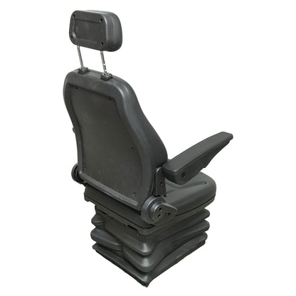 Universal height and weight adjustable seat 40-120kg, armrests and backrest adjustable 50-90° for tractor, agricultural, industrial machinery, forklift
