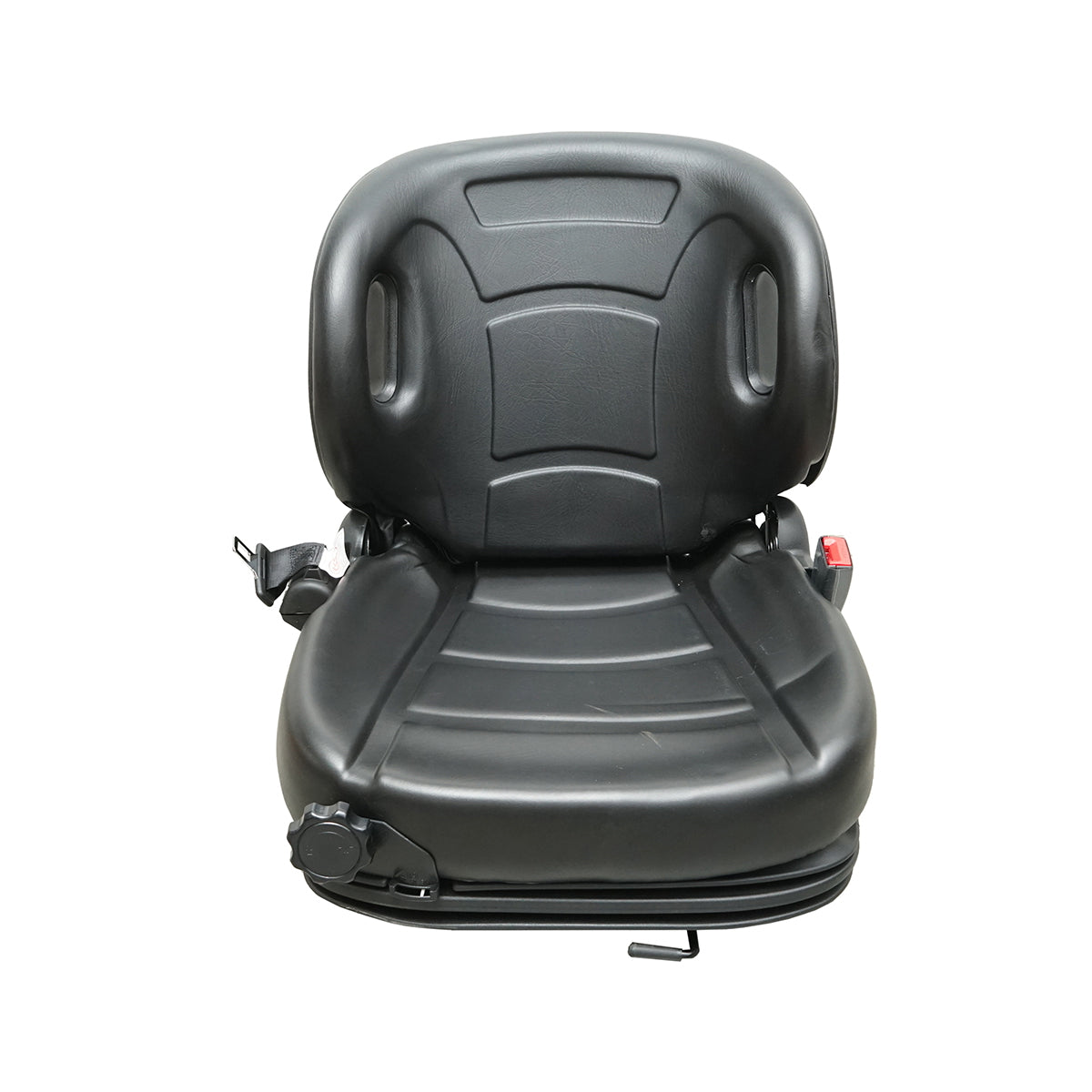 Universal seat with belt for agricultural or industrial machines, forklift