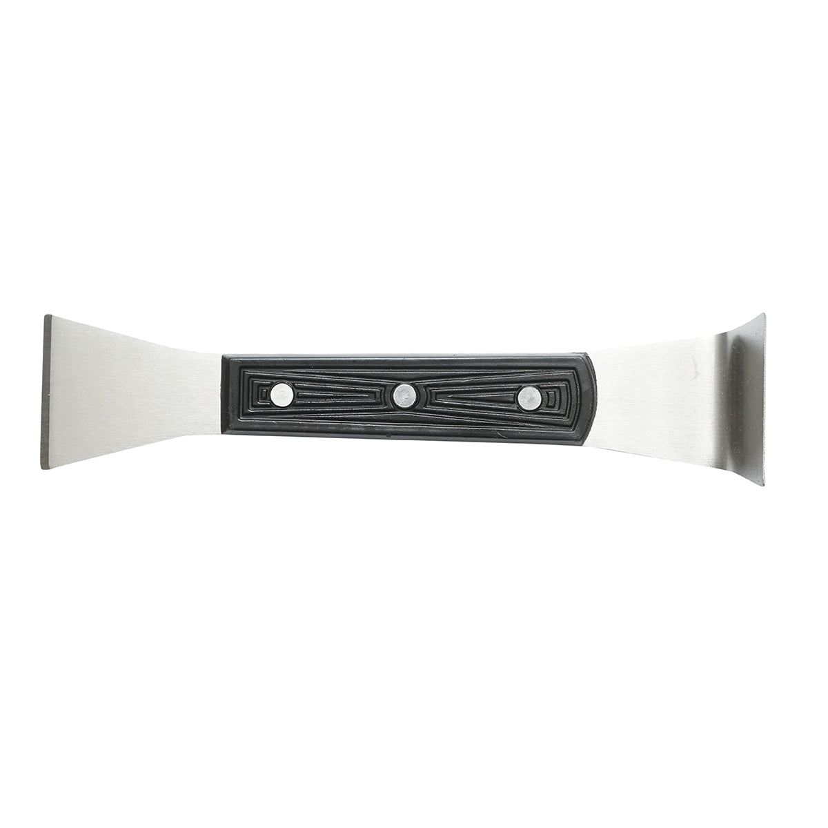 Stainless steel beekeeping scraper with a plastic handle L=200mm