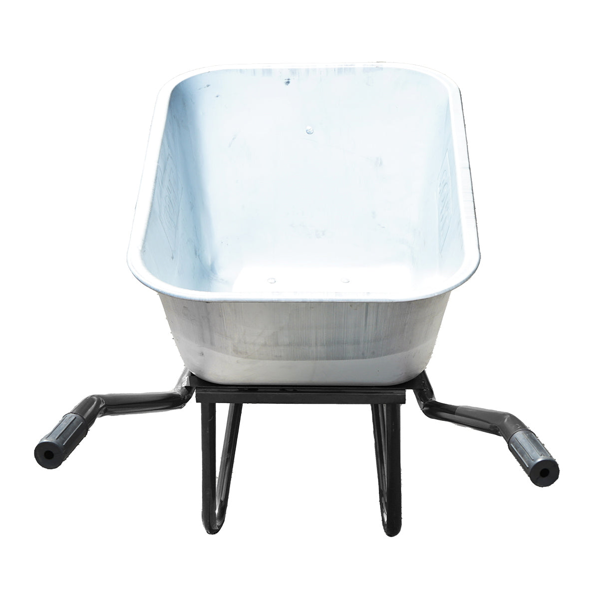 100L metal wheelbarrow with pneumatic wheel 400/8 and galvanized tub 895X642X298mm Thor