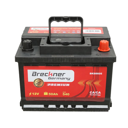 Battery, car battery 50Ah, 540A, 12V BRECKNER PREMIUM