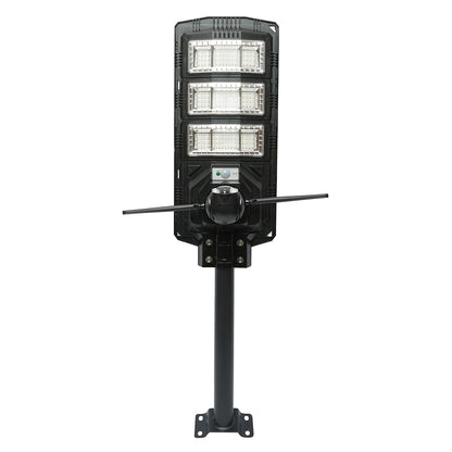 LED solar lamp 450W, AI surveillance camera 4 MP, WIFI, 4G SIM with 24W solar panel, LifePo4 battery 18Ah, 360-degree rotation, night vision, human detection, V380 Pro application