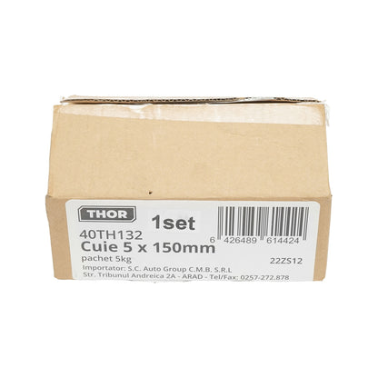 Construction nails 5x150mm pack 5Kg