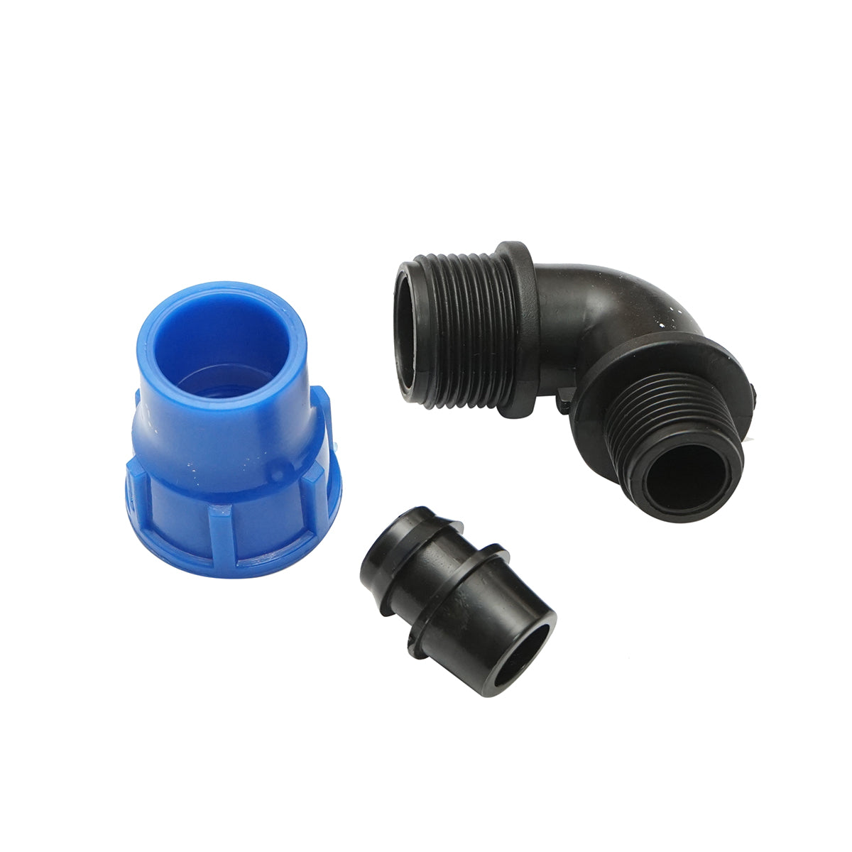 Cot compression fitting with external thread D20mmx1/2 for irrigation systems