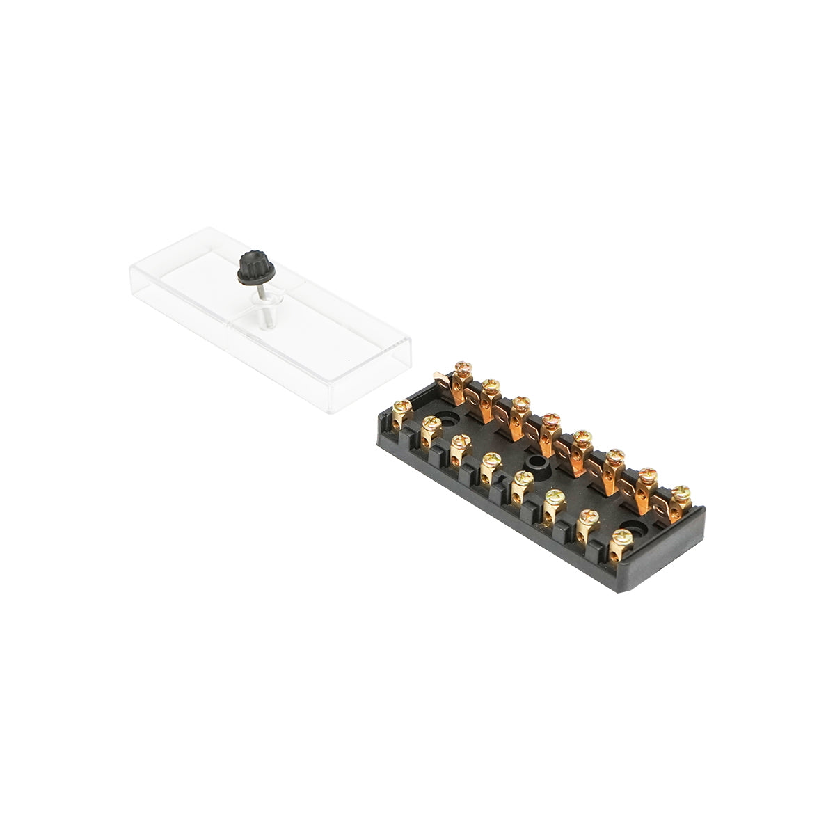 Cylindrical fuse box with 8 slots for Fiat, New Holland, UTB, Case IH, Perkins 4037023