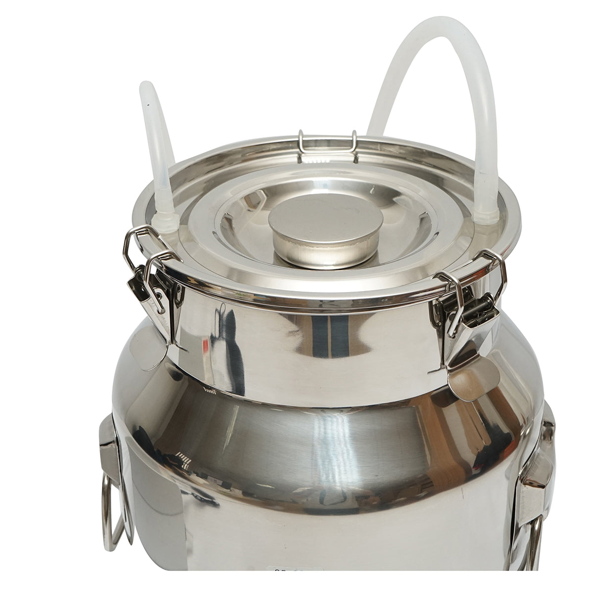 Portable milking machine 60W with 1 station for cows, 14L stainless steel tank