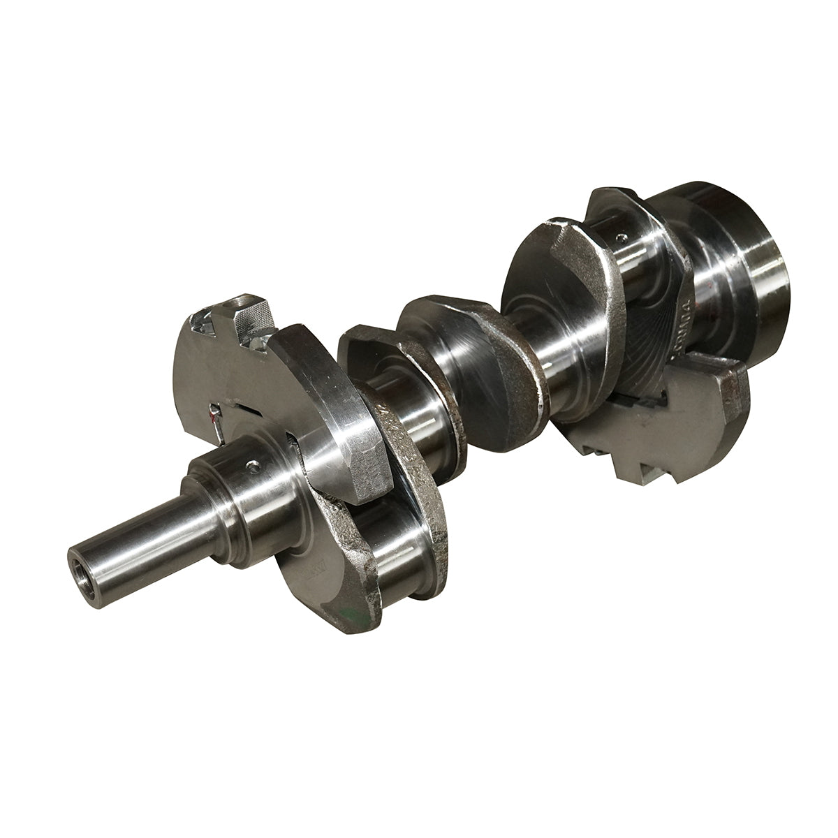 Twisted shaft, vibration damper with counterweight for Landini, Massey Ferguson Perkins engine OEM code 3637399M91, 3637410M91, 3637499M9, 3641858M91, 742827M91, 94458, ZZ90019, ZZ90122, ZZ90150, 94458, U5BG0027, ZZ90019