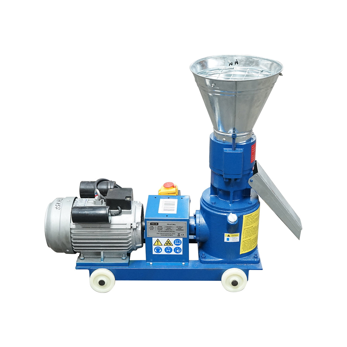 Feed granulator, grain press 2.2KW, 220V with a 6mm die and maximum efficiency of 100kg/H