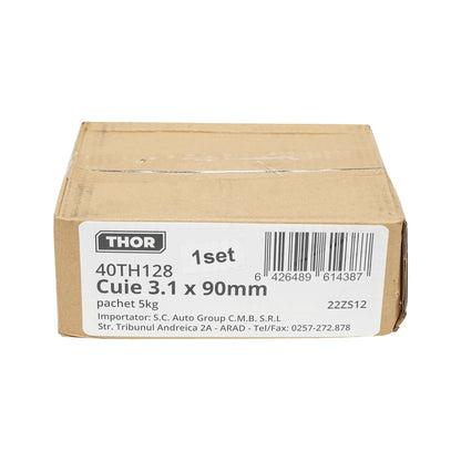 Construction nails 3.1x90mm pack 5Kg