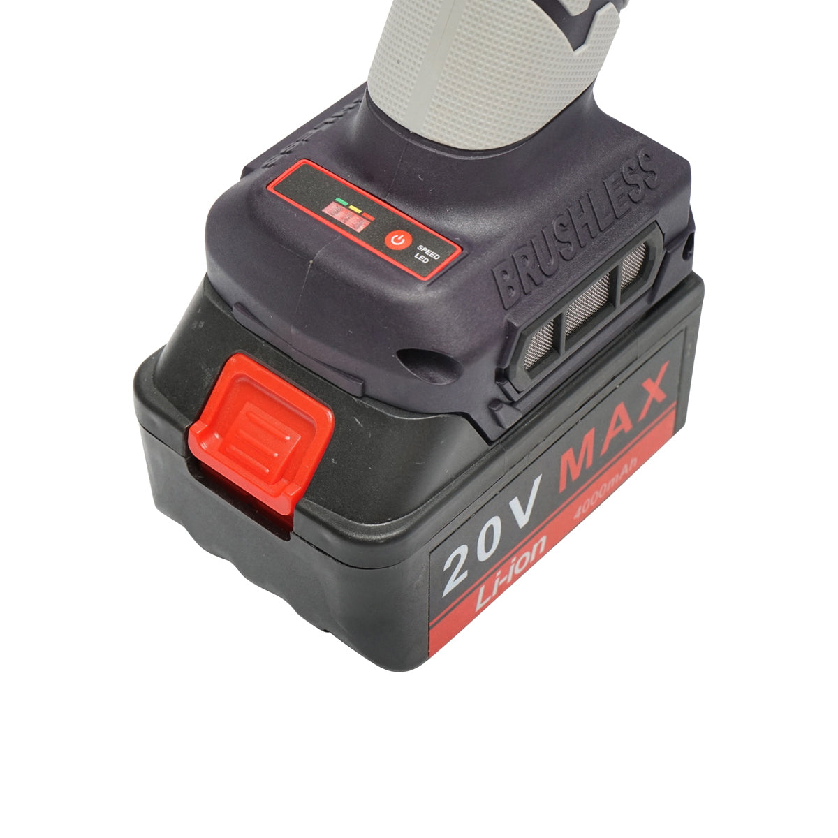 Cordless angle grinder 20V/4000mAh with charger 220V/50-60Hz, disc diameter 115mm, 8000rpm IP20 Makute