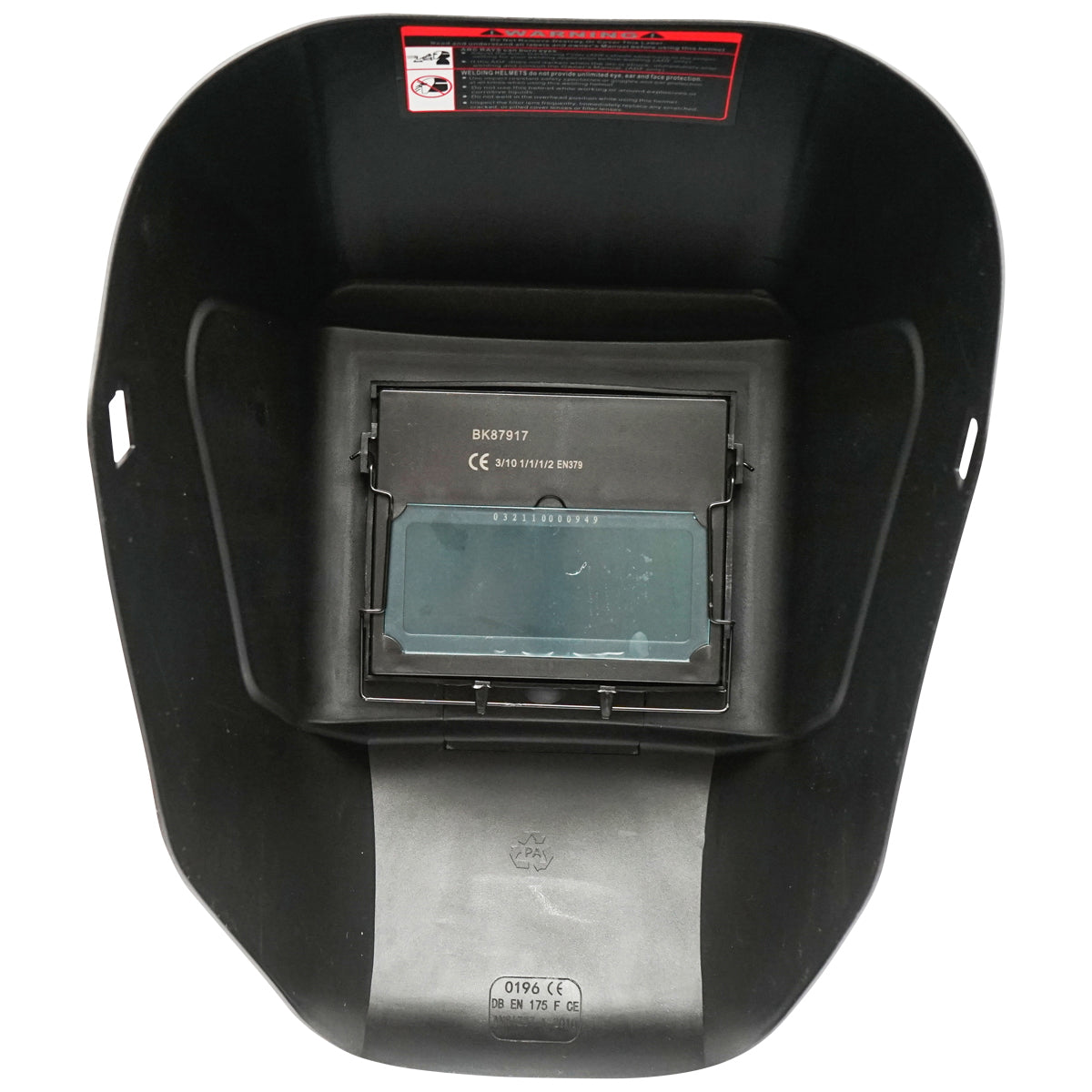 Automatic welding mask with black crystals Breckner Germany