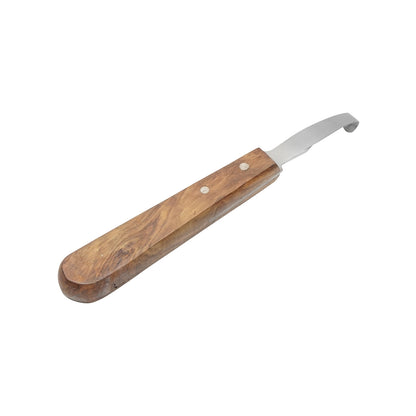 Double-edged reneta with hook for cleaning hooves, 160mm Breckner Germany