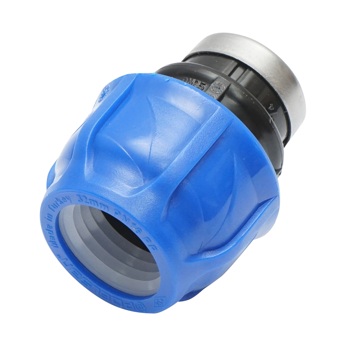 Internal thread compression fitting D32mmx3/4 toll, PN16 for irrigation systems