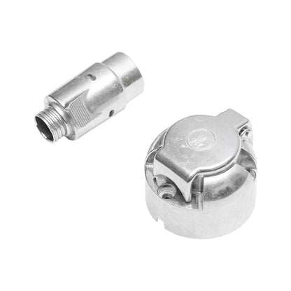 7-pin plug sheet for trailer, metal casing material 12V