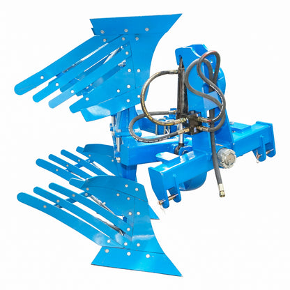 Agricultural plow with 2 blades and reversible notched shares hydraulic Konig Tractors