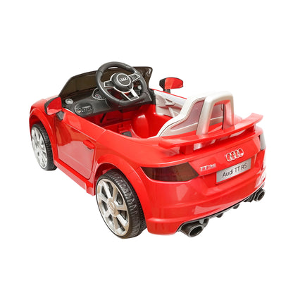 Electric car with 6V/4Ah battery and remote control for kids Audi TT JE1198 red