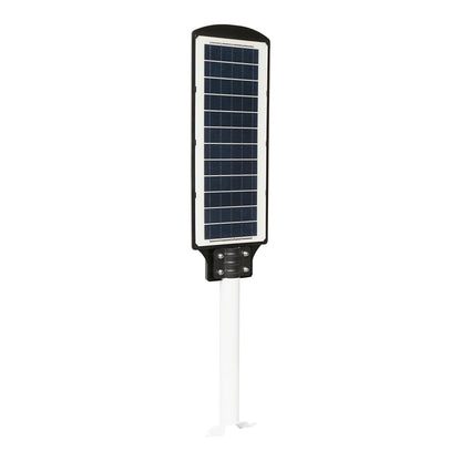 LED solar street light 150W, 6500K, IP65 with solar panel, motion sensor and pole mounting Breckner Germany