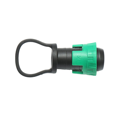 Cap with ring for drip tape D17mm irrigation systems Breckner Germany