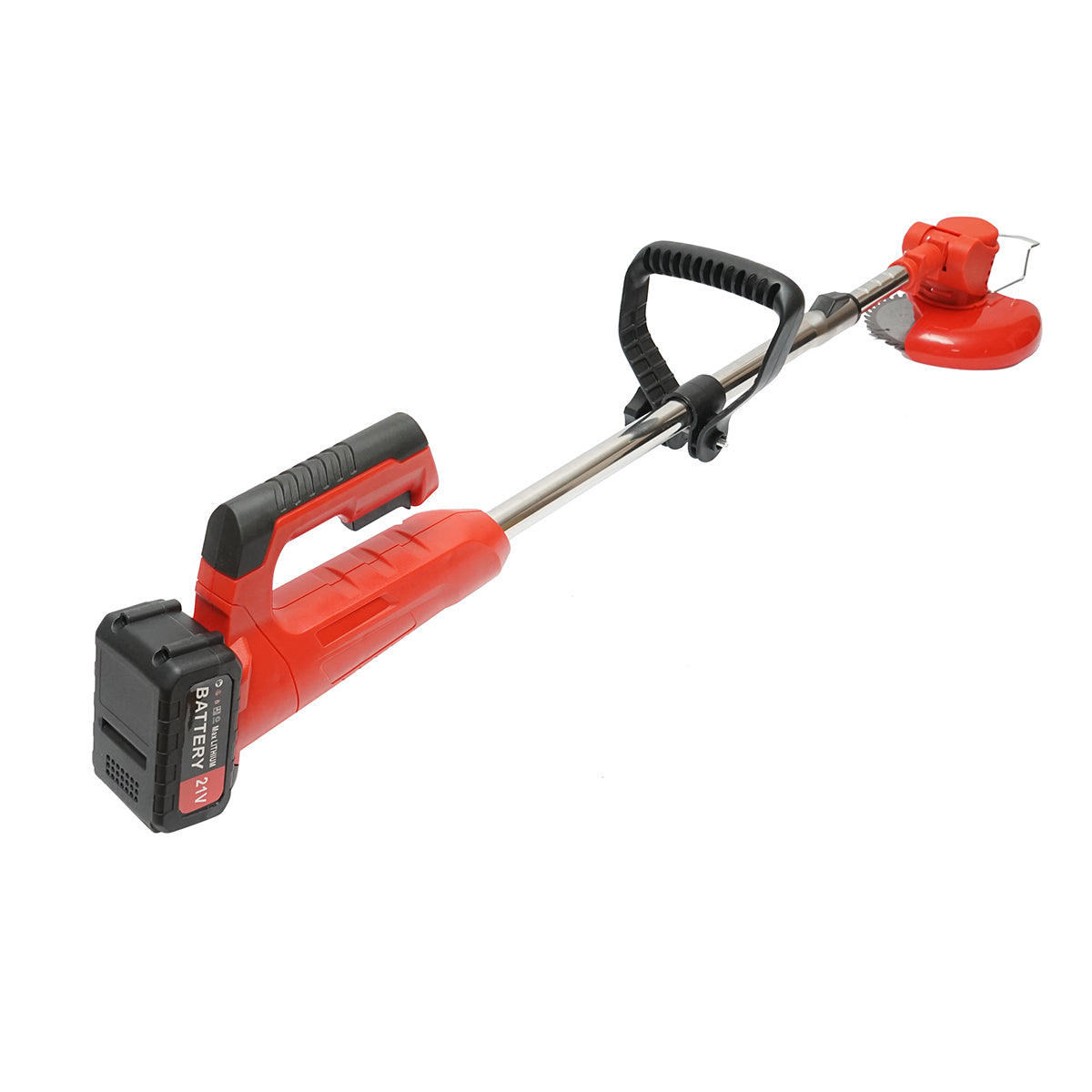 Electric brush cutter 850W extendable, 2 lithium batteries 21V/3000 mAh, speed 18000 r/min accessories included