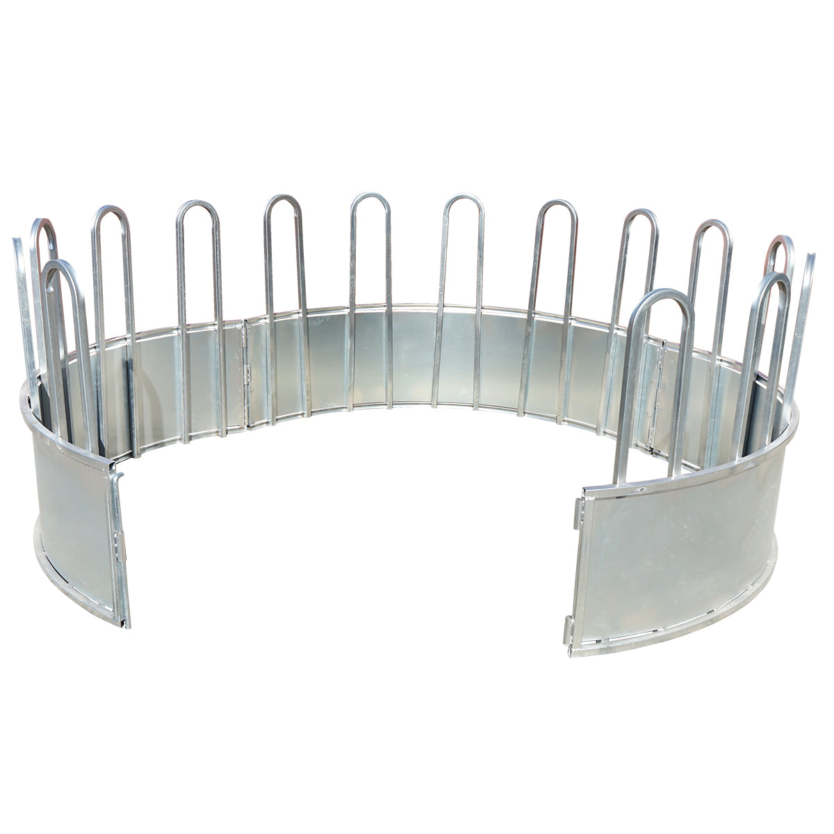 Feeding trough for round animals for hay bales with 15 places D=1.9m