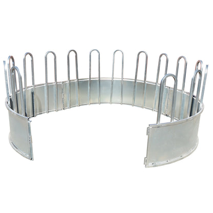 Feeding trough for round animals for hay bales with 15 places D=1.9m
