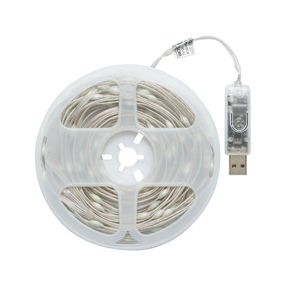 Smart decorative LED strip 2W/m 5V with remote control, music control, bluetooth, USB application, 10m RGB+IC IP68 Breckner Germany