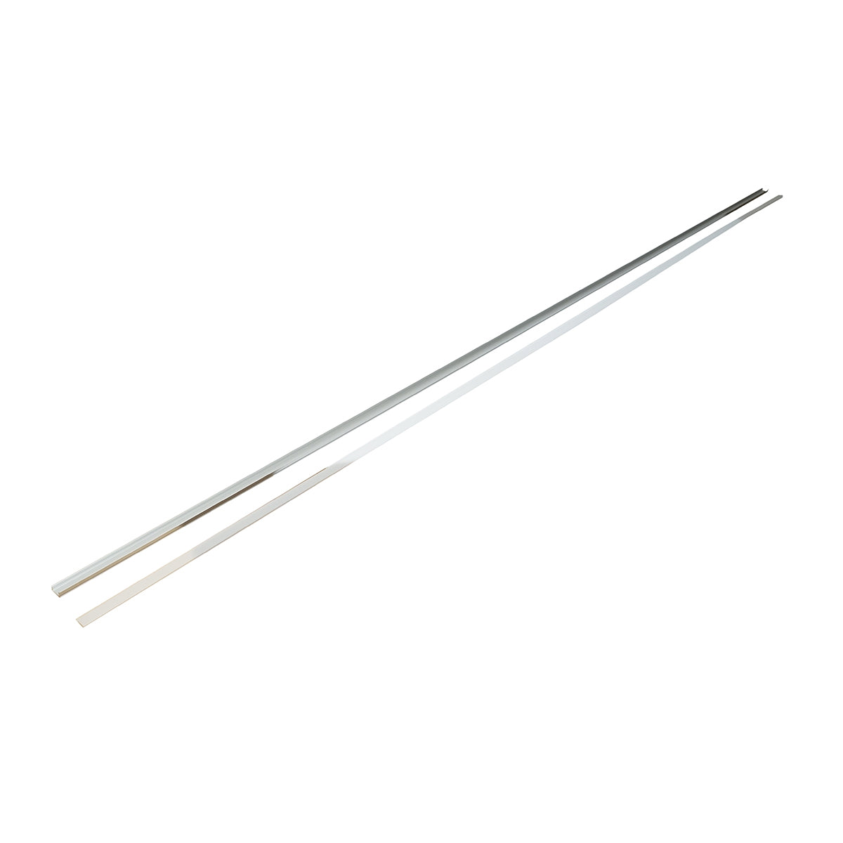 Aluminum profile for LED strip 17.4x7x2000mm, applied with a frosted diffuser, maximum strip width 12mm Breckner Germany
