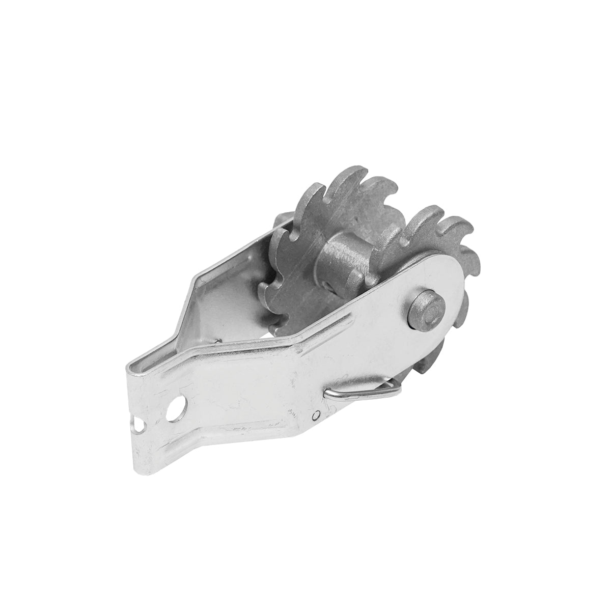 Ratchet tensioner for electric fence wire