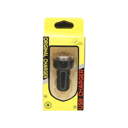 Phone charger socket car cigarette lighter 2 USB 2.1A black wireless