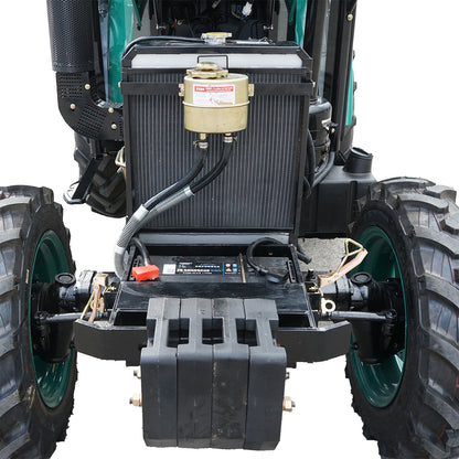 KONIG 804 tractor, 4x4, 80HP, with cabin, wheels 9.5-24/14.9-30
