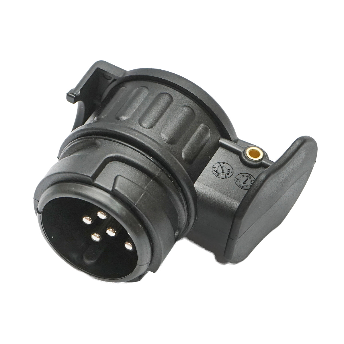 Adapter plug trailer 13/7 pins 12/24V