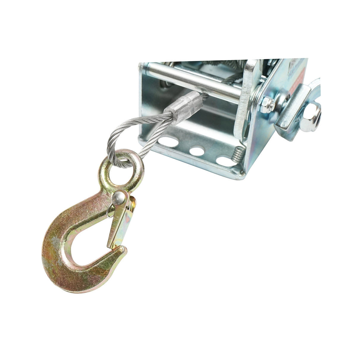 Manual winch 270Kg with drum and cable thickness 4.5mm, length 8m Hoteche