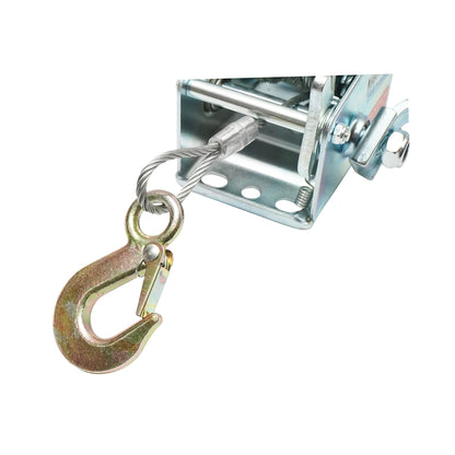 Manual winch 270Kg with drum and cable thickness 4.5mm, length 8m Hoteche