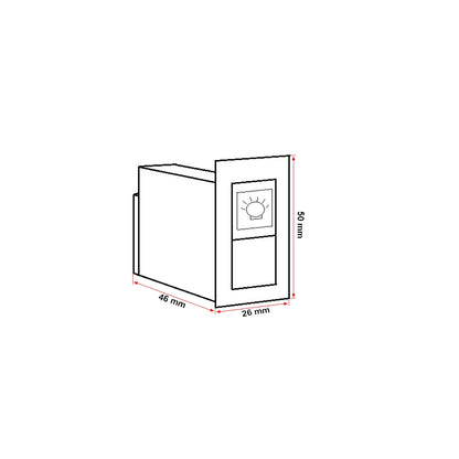 Short/long light switch for Massey Ferguson 1696498M1