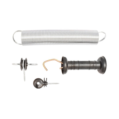 Complete electric fence kit 12V, 14 Joules, wire length 1000m with 20W solar panel and 100 insulators Breckner Germany