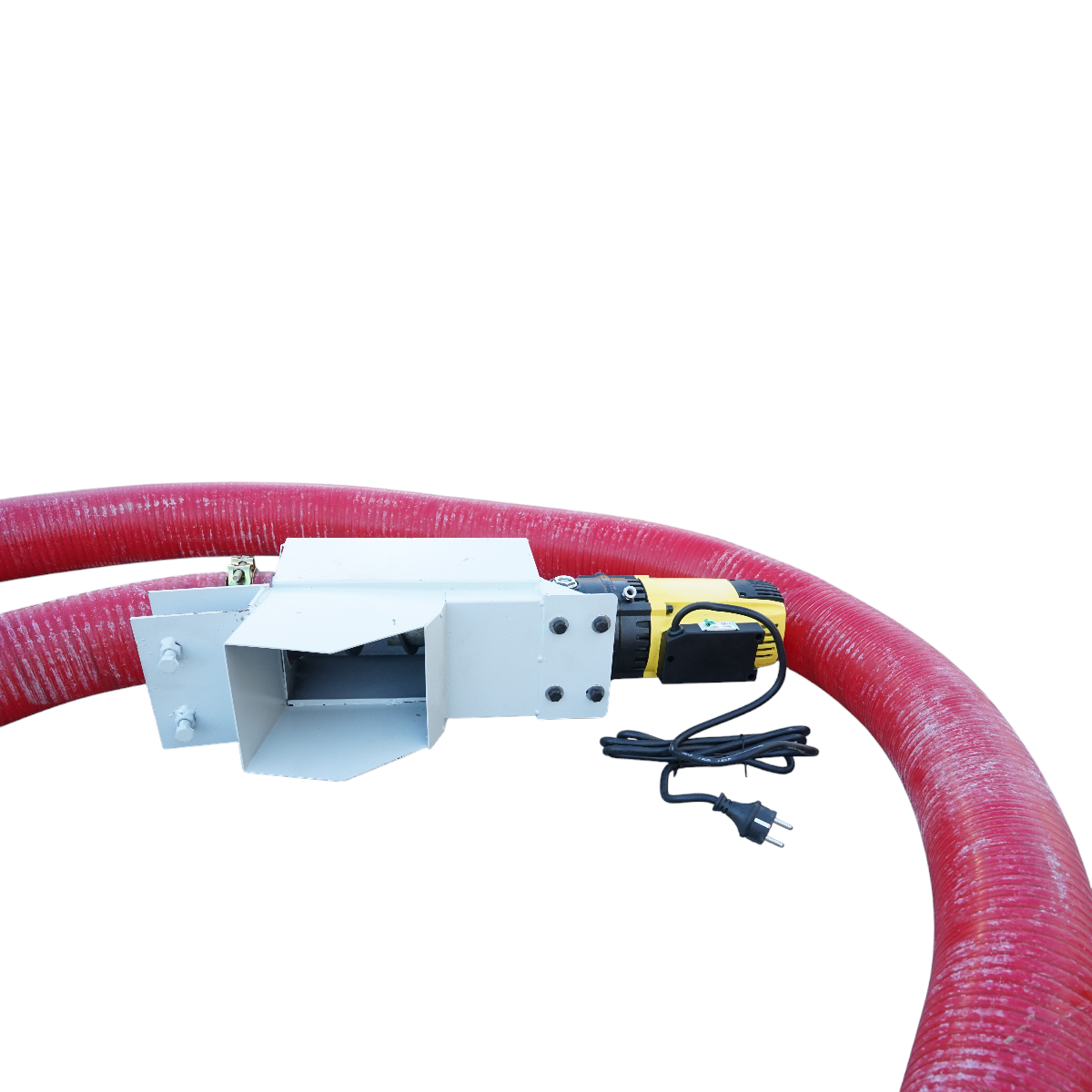 Flexible grain vacuum 220V, 4500W portable with a 5.3m hose, diameter 115mm