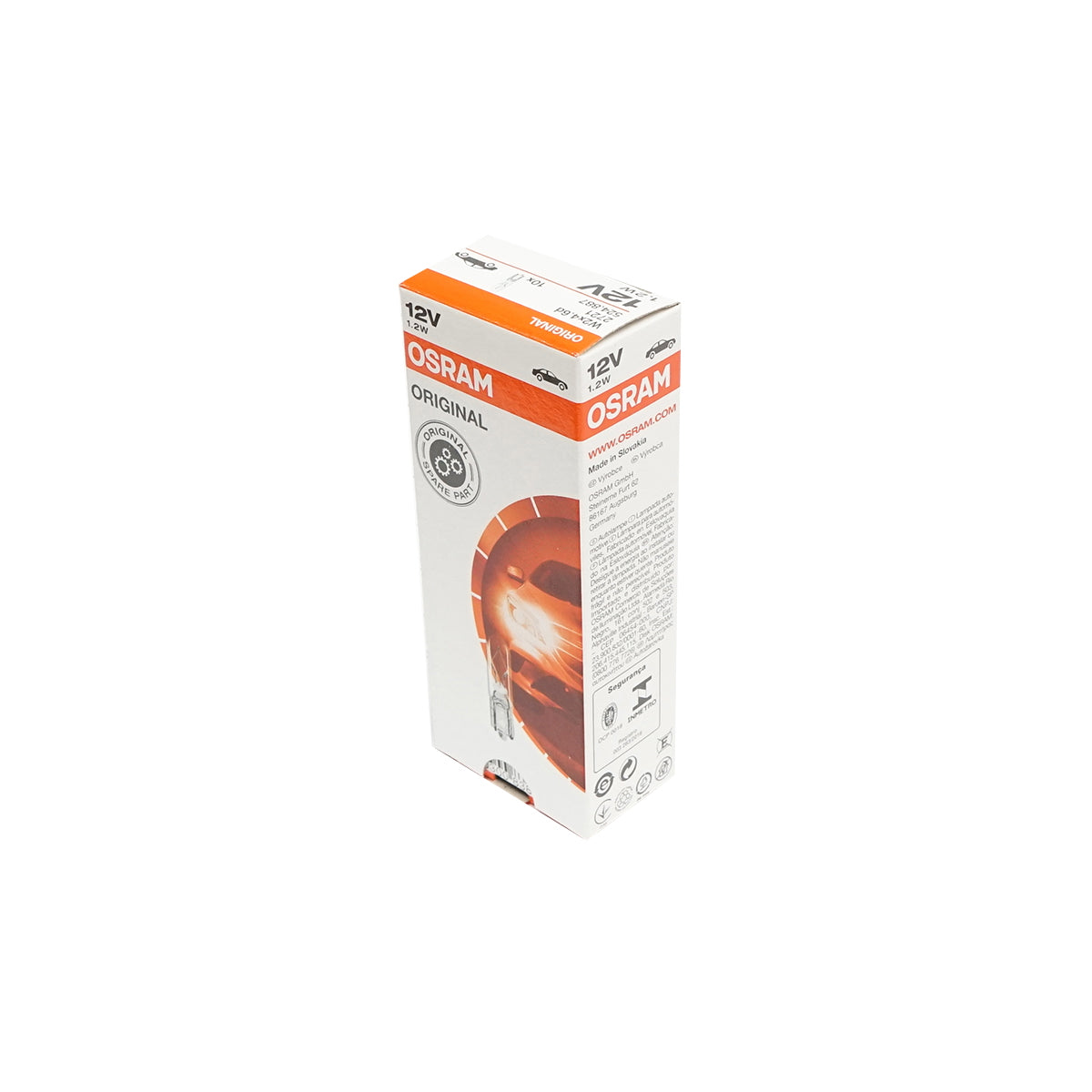 Bulb 1.2W/12V W2x4.6D Osram