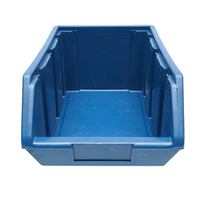 Blue plastic storage box 175x317x148mm