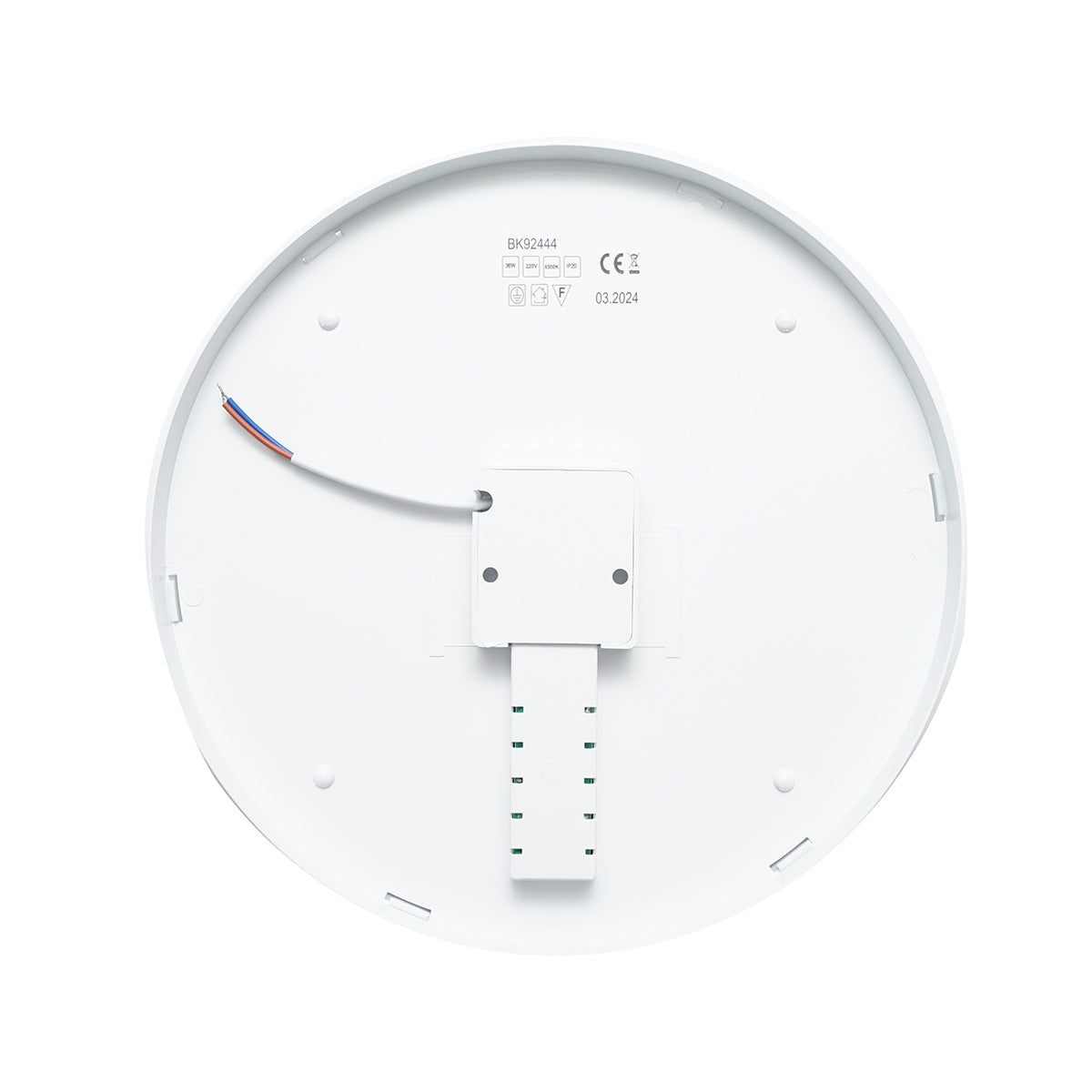 LED ceiling light 36W, 220V, IP20, 230 mm, round light body interior/exterior moisture-resistant Breckner Germany