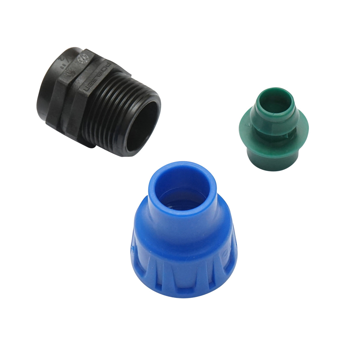 Connector fitting for drip tubing D16mmx1/2 inch with internal thread for irrigation systems
