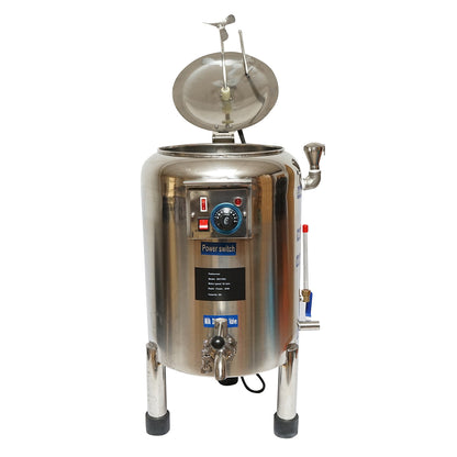 Stainless steel automatic pasteurization machine for milk, juices, capacity 20L, 305x350x300mm