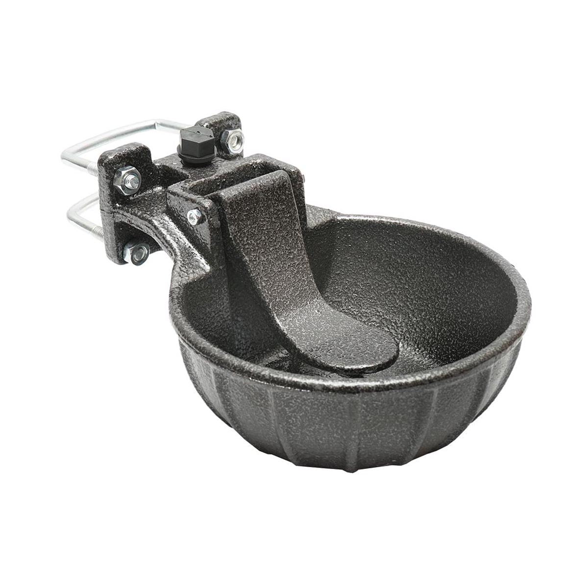 Cast iron drinking trough with flap, enameled, with accessories, 2L, 5.5 Kg Breckner Germany