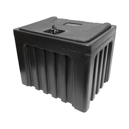 Tool box without support, made of black plastic 468x470x600 mm