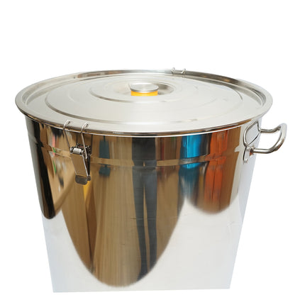 Stainless steel honey extractor with lid for bee honey 100Kg