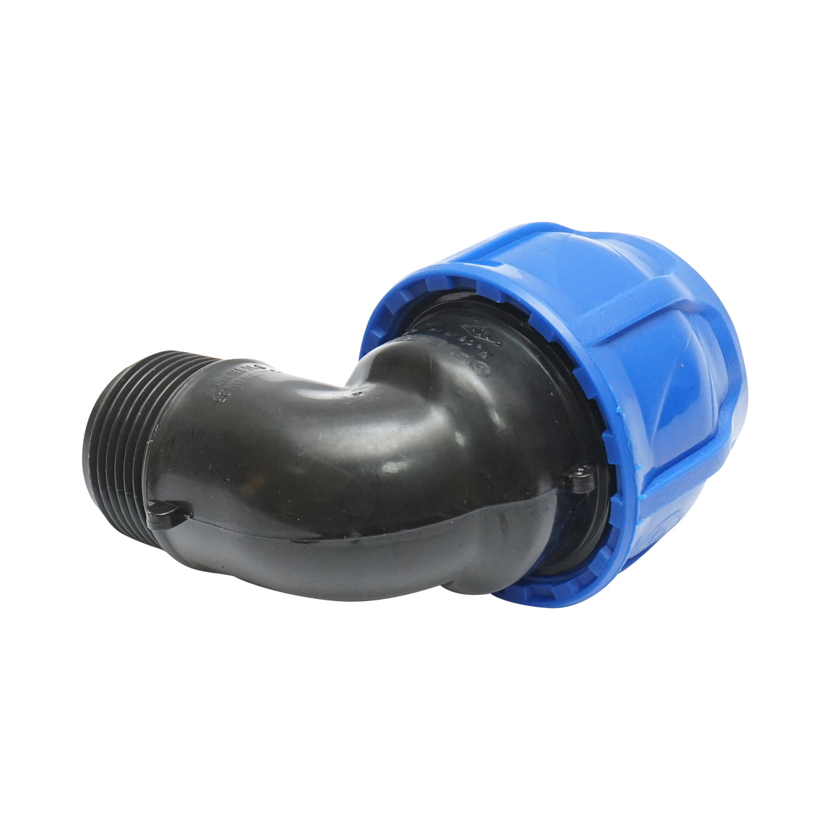 Compression fitting with external thread D32mmx1 toll PN16, for irrigation systems