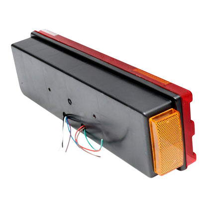 Right rear lamp with 7 functions and striped diffuser 480x113x90mm for DAF, MB ATEGO OEM code 1522386, 4.62376, A0035445303, A0035445703