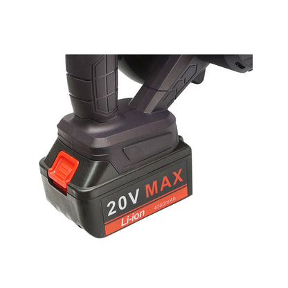 Air blower and vacuum cleaner with a 20V/4000mAh battery and charger 220V/50-60Hz, air flow 2.3m3/min, 20000rpm Makute