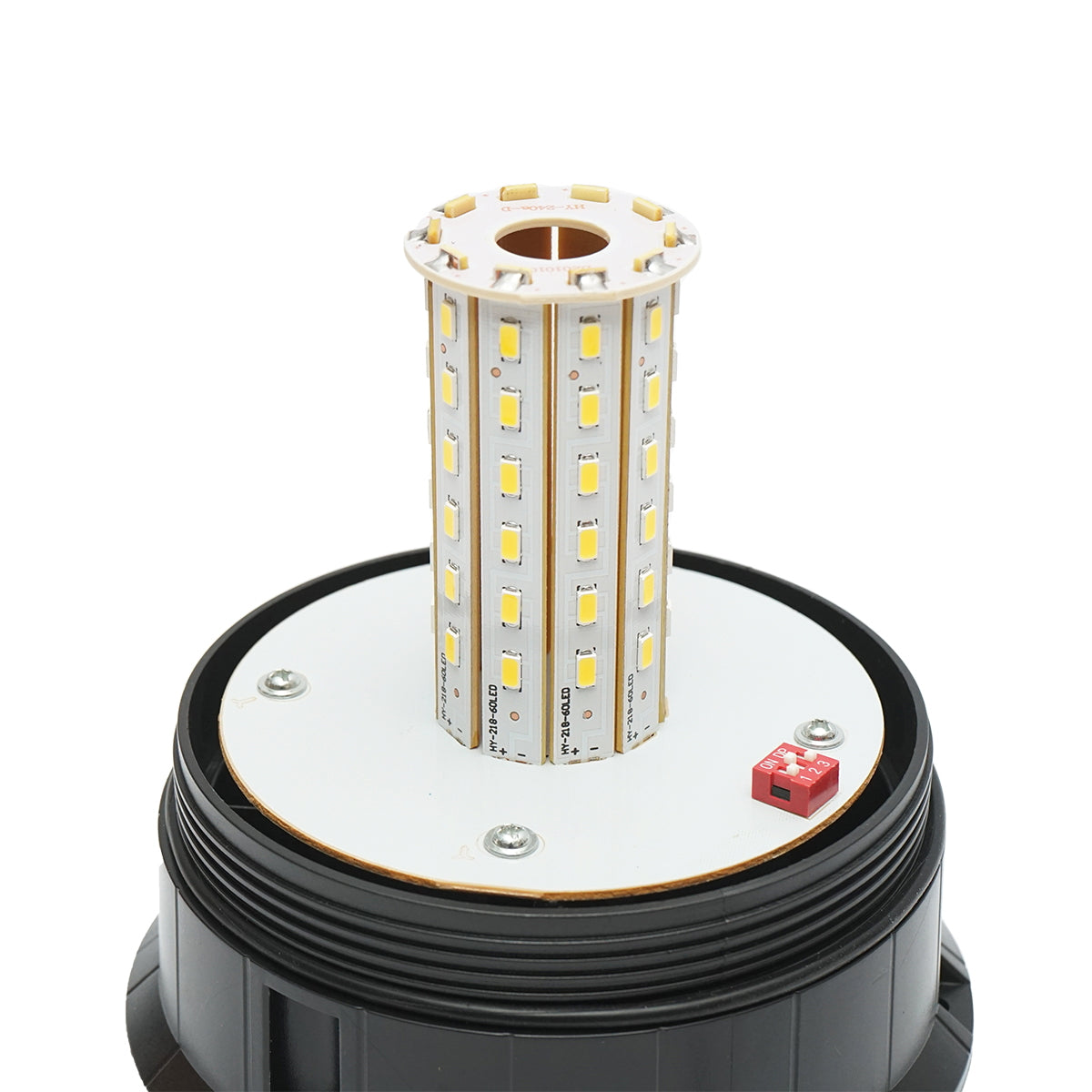 12-24V LED beacon with 3 functions and magnetic base IP65