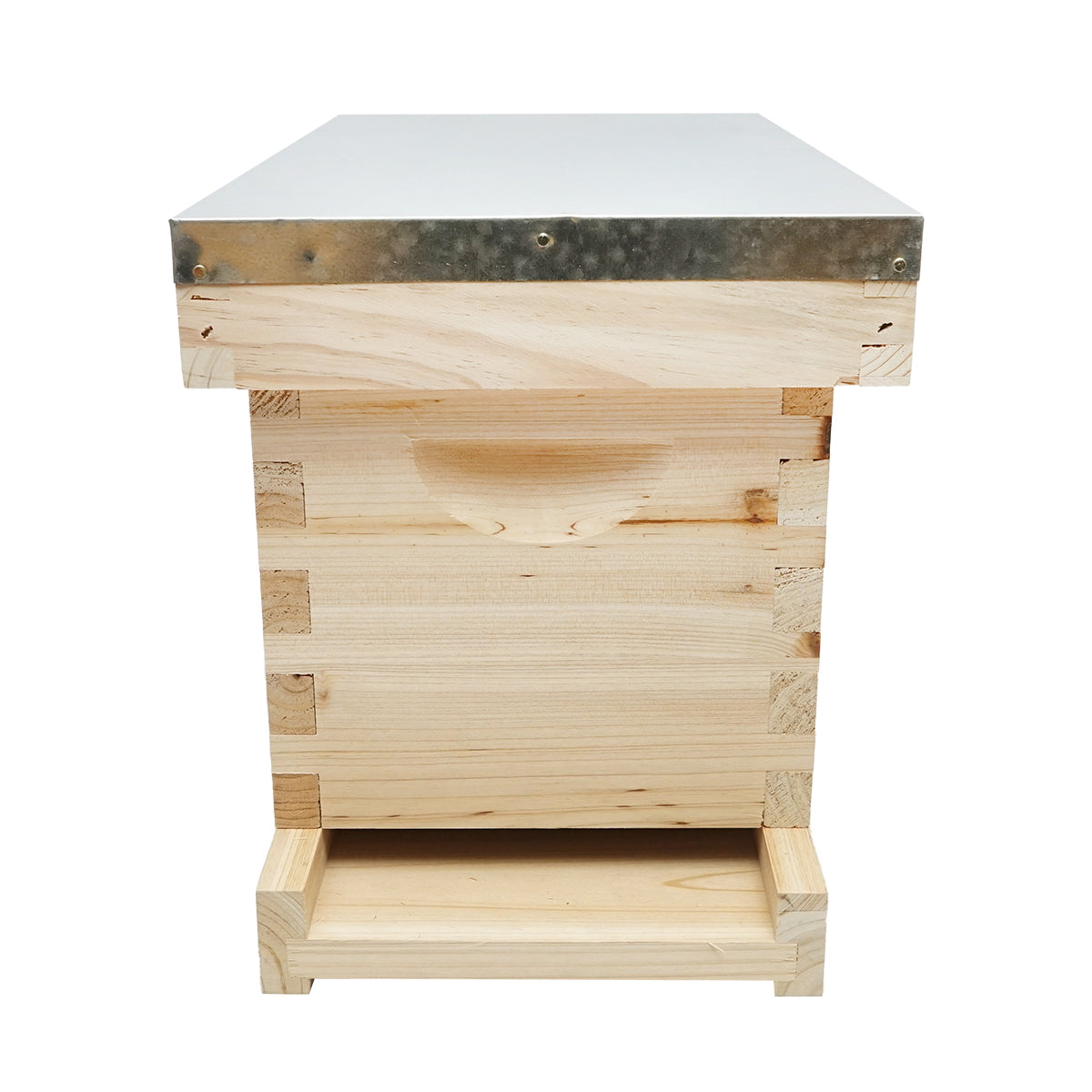 Horizontal wooden hive for bees, 5 frames, 505x230x245mm