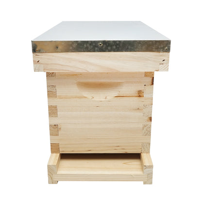 Horizontal wooden hive for bees, 5 frames, 505x230x245mm